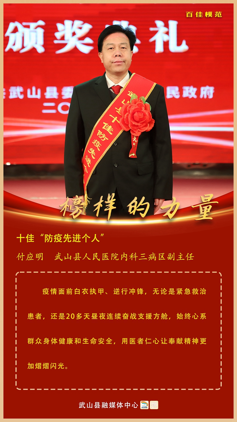 3付应明,武山县人民医院内科三病区副主任