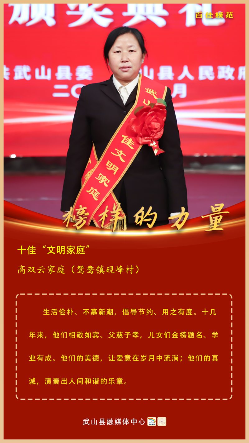 高双云家庭(鸳鸯镇砚峰村)