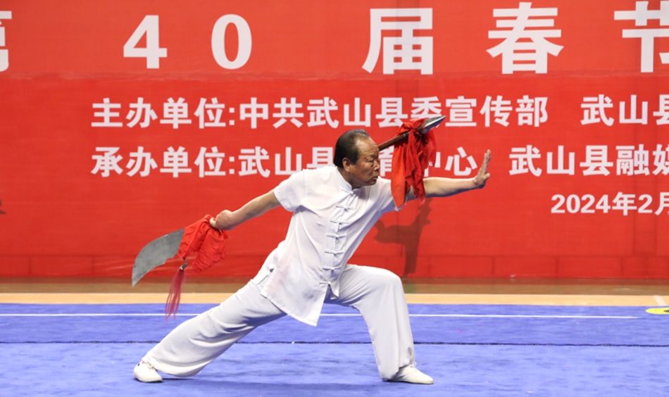 武山县举办第三届武林大会暨第40届春节武术表演赛