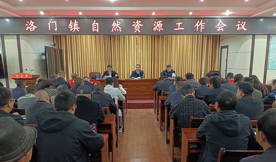 洛门镇召开自然资源工作会议
