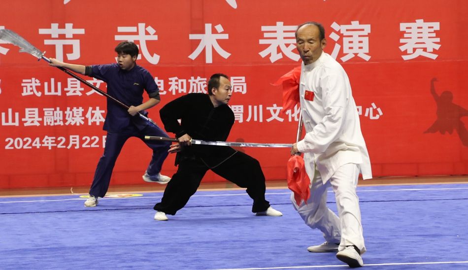 武山县举办第三届武林大会暨第40届春节武术表演赛